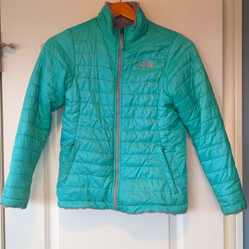 THE NORTH FACEGirls' Reversible Mossbud Swirl Jacket